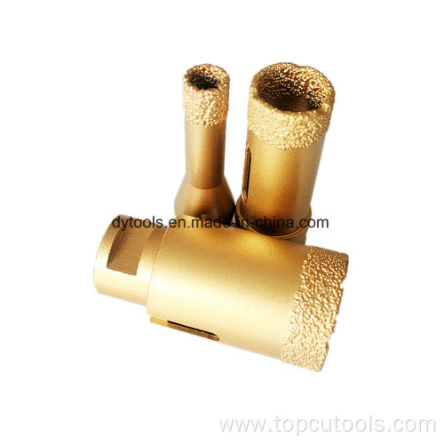 Vacuum Brazed Diamond Hole Saw Core Drill It for Drilling Ceramic porcelain Stone Material